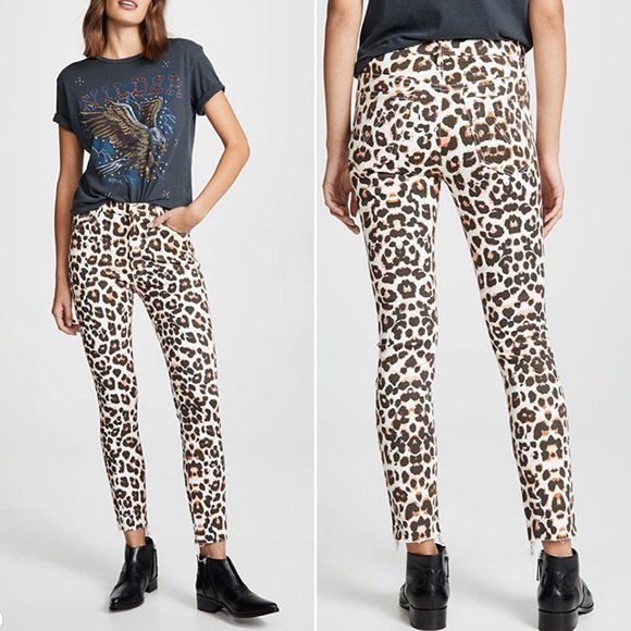 Mother High Waisted Touch Of the Tiger Fray Jeans - Picture 10 of 10